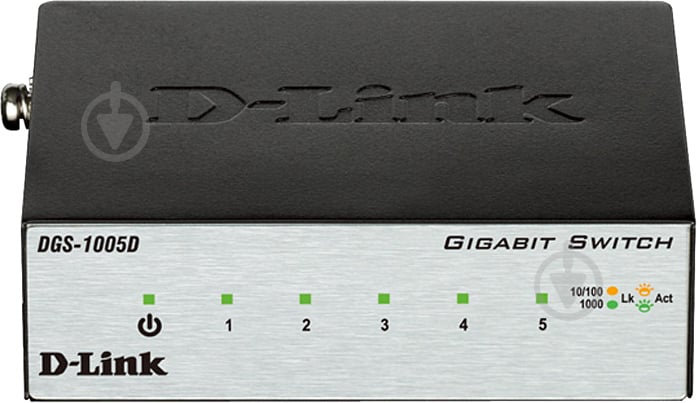 Коммутатор D-Link DGS-1005D 5-port Gigabit Metal - фото 2