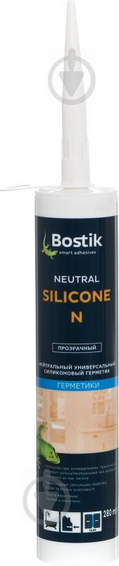 Герметик силиконовый Bostik Neutral Silicone N прозрачный 280 мл - фото 2