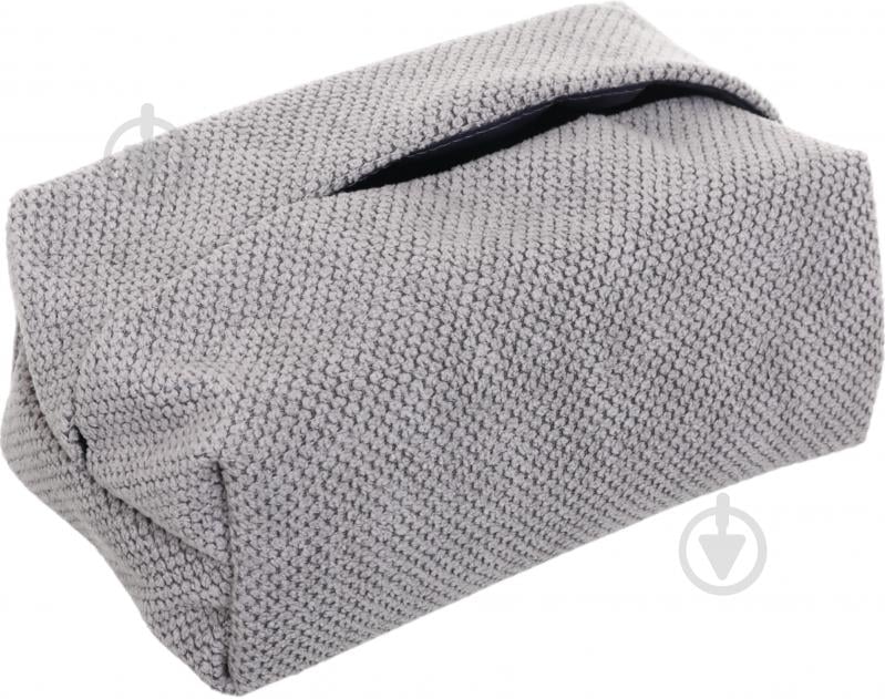 Серветниця декоративна Organize 21х9х11,5 см сіра - фото 1 Серветниця декоративна Organize 21х9х11,5 см сіра - фото 1