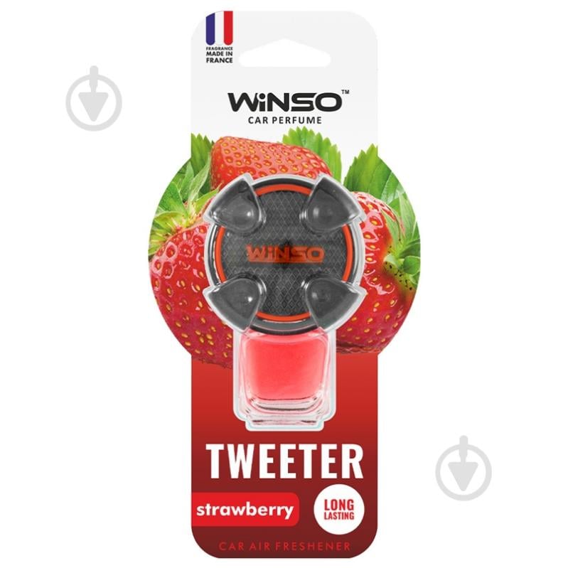 Ароматизатор на дефлектор WINSO Tweeter Strawberry 530830 8 мл - фото 1 Ароматизатор на дефлектор WINSO Tweeter Strawberry 530830 8 мл - фото 1