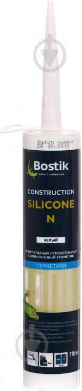 Герметик силиконовый Bostik Construction Silicone N белый 310 мл - фото 2