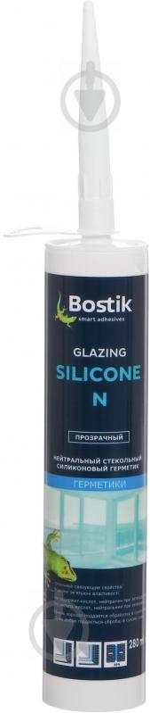 Герметик силіконовий Bostik для скла Glazing Silicone N прозорий 280 мл - фото 2