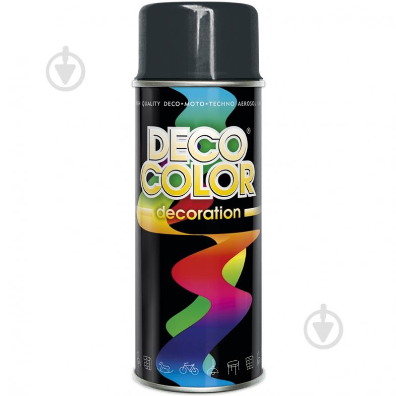 Краска аэрозольная серый (RAL7005) DecoColor 400 мл - фото 1 Краска аэрозольная серый (RAL7005) DecoColor 400 мл - фото 1