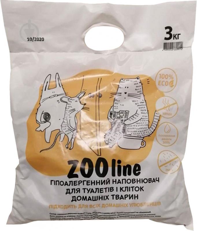 Наполнитель для туалета ZOOline 6 мм 3 кг - фото 1