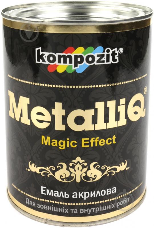 Эмаль акриловая MetalliQ Kompozit красное золото 0,77 л - фото 1