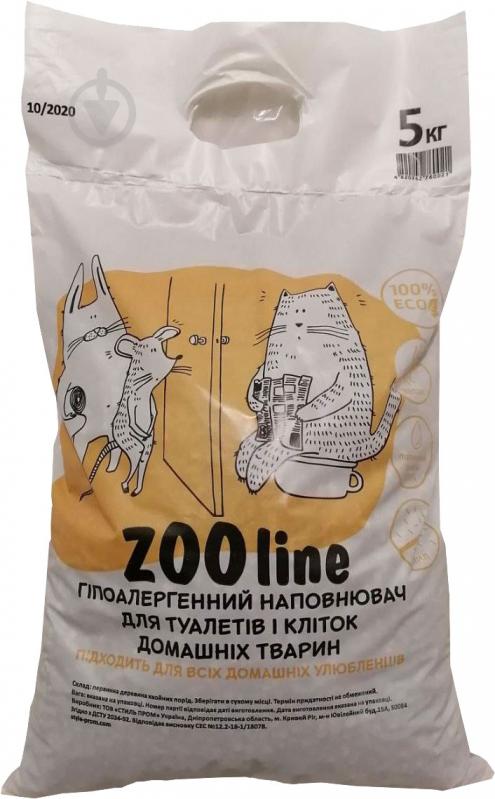 Наполнитель для туалета ZOOline 6 мм 5 кг - фото 1 Наполнитель для туалета ZOOline 6 мм 5 кг - фото 1