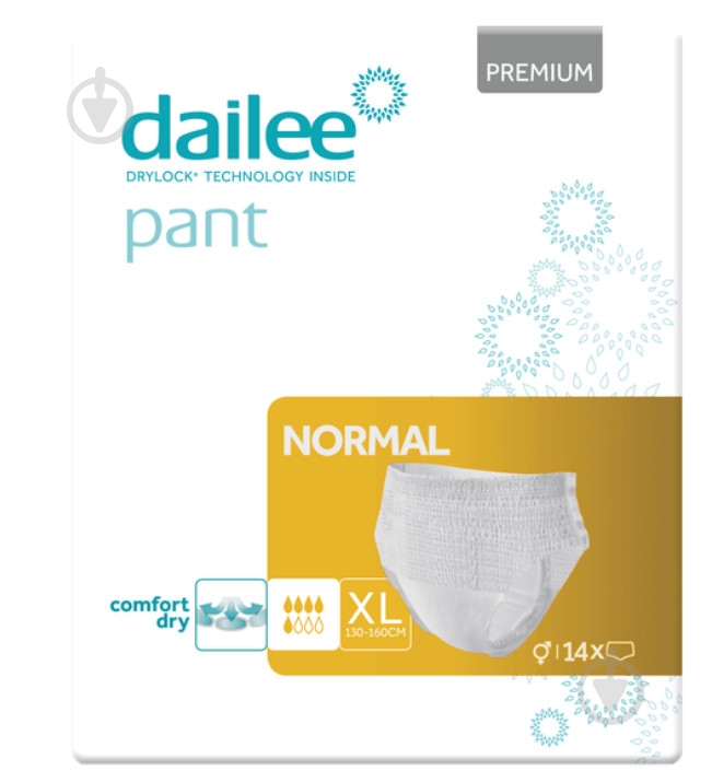 Підгузки-трусики Dailee Pant Premium Normal Extra Large 14 шт. - фото 1 Підгузки-трусики Dailee Pant Premium Normal Extra Large 14 шт. - фото 1