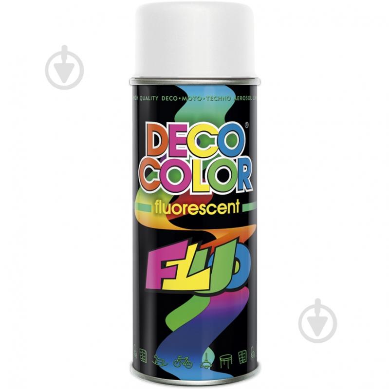 Краска аэрозольная Флуорисцентная белый DecoColor 400 мл - фото 1