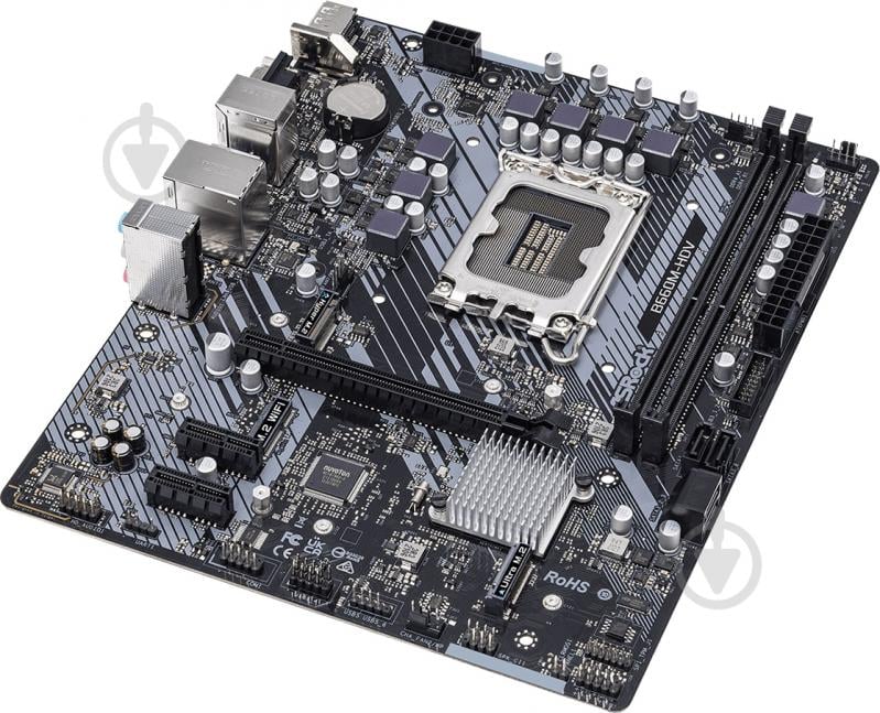 Материнская плата ASRock B660M-HDV (Socket 1700, Intel B660, micro ATX) - фото 3 Материнская плата ASRock B660M-HDV (Socket 1700, Intel B660, micro ATX) - фото 3