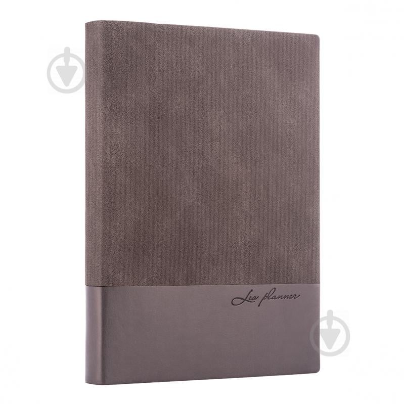 Дневник недатированный серый Leo Planner Velvet A5 2022 - фото 1