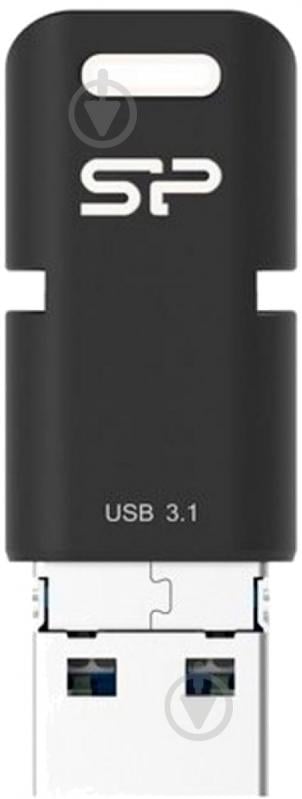 Флеш-память USB Silicon Power MOBILE C50 64 ГБ USB 3.1 USB Type-C microUSB (OTG) black (SP064GBUC3C50V1K) - фото 2