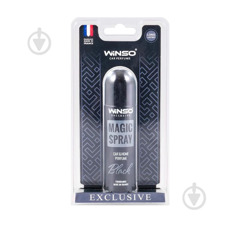 Ароматизатор спрей WINSO Magic Spray Exclusive Black 534032 30 мл - фото 1