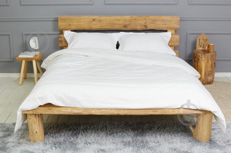 Комплект постельного белья евро белый премиум IDEAL TEXTILE - фото 5