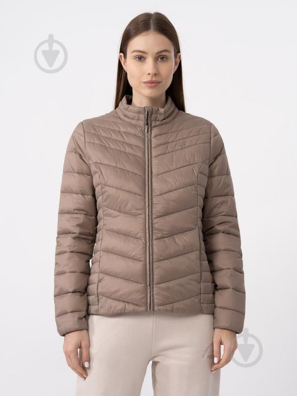 Куртка жіноча 4F DOWN JACKET F224 4FAW23TDJAF224-82S р.L бежева - фото 1