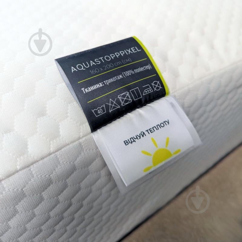 Наматрасник водонепроницаемый Songer und Sohne аквастоп с бортом Pixel 25х160x200 см - фото 5