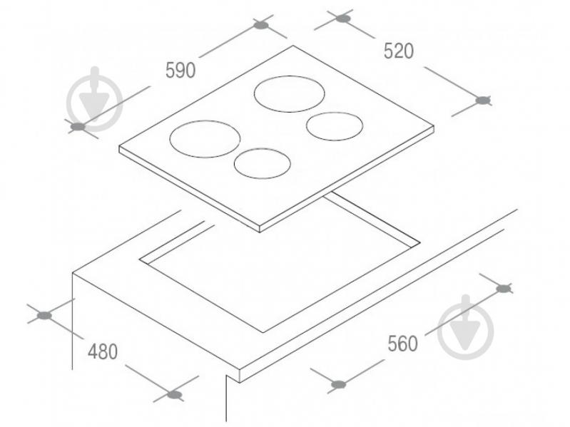 Варильна поверхня індукційна Candy CI642CWTT - фото 2