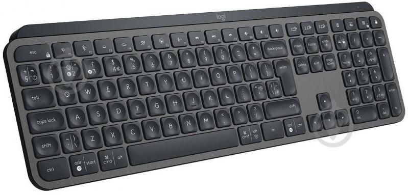 Клавіатура Logitech (920-010251) MX Keys Advanced for Business Wireless Illuminated UA graphite - фото 4