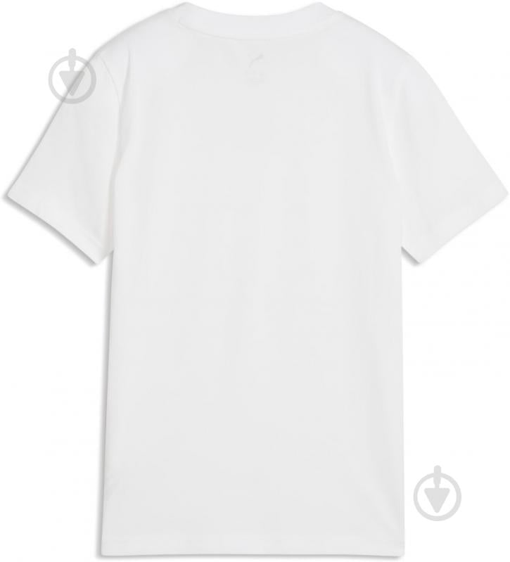 Футболка Puma ESS SCRIPT Tee G 69254202 р.128 білий - фото 2