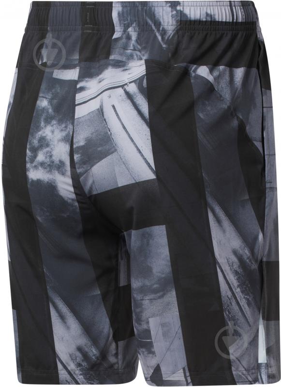 Шорти Reebok AUSTIN - FLAT ON YOUR BCK GI8424 р. L чорно-сіро-білий - фото 3