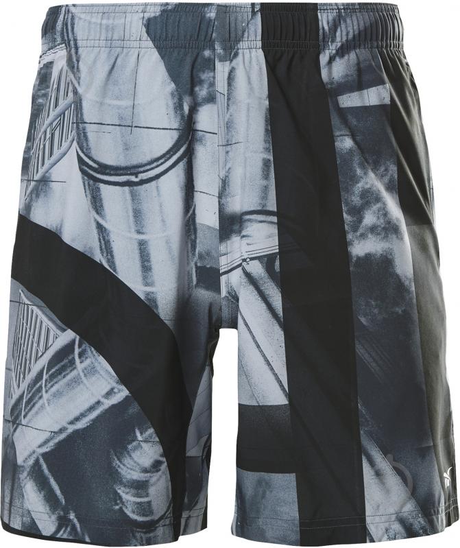 Шорти Reebok AUSTIN - FLAT ON YOUR BCK GI8424 р. L чорно-сіро-білий - фото 4