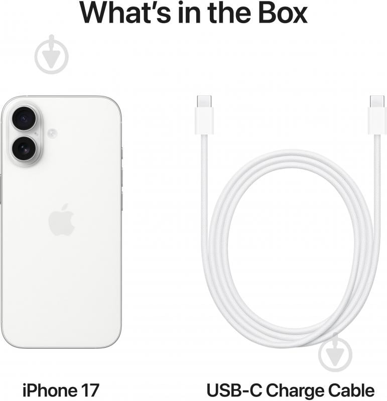 Смартфон Apple iPhone 17 256GB white (MG6K4AF/A) - фото 8