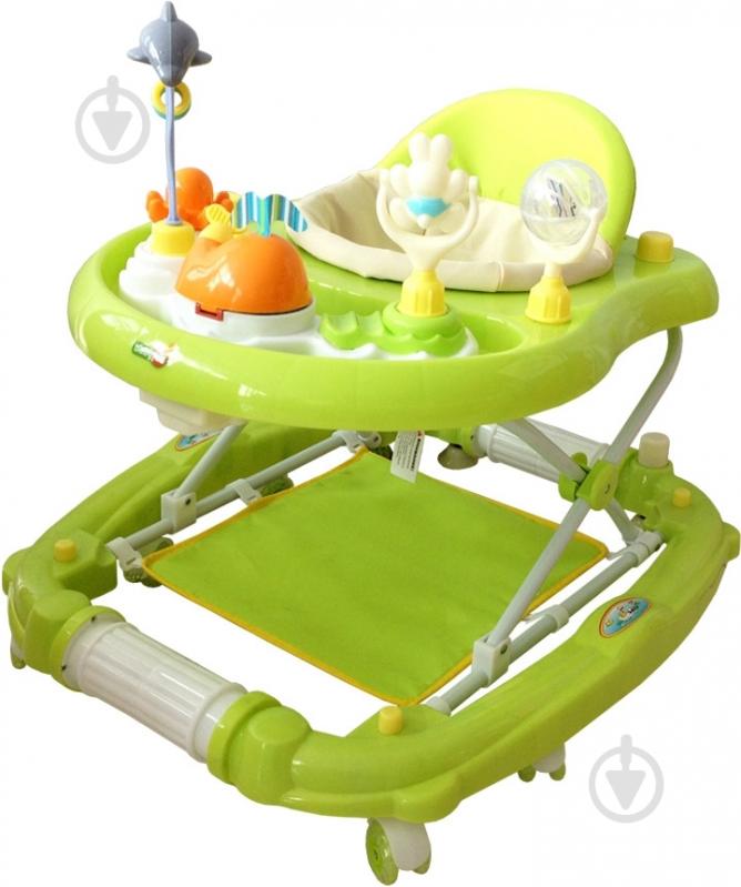 Ходунки Babyhit Emotion Zoo Green 11477 - фото 1