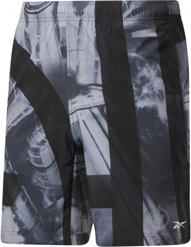 Шорти Reebok AUSTIN - FLAT ON YOUR BCK GI8424 р. XL чорно-сіро-білий - фото 2 Шорти Reebok AUSTIN - FLAT ON YOUR BCK GI8424 р. XL чорно-сіро-білий - фото 2