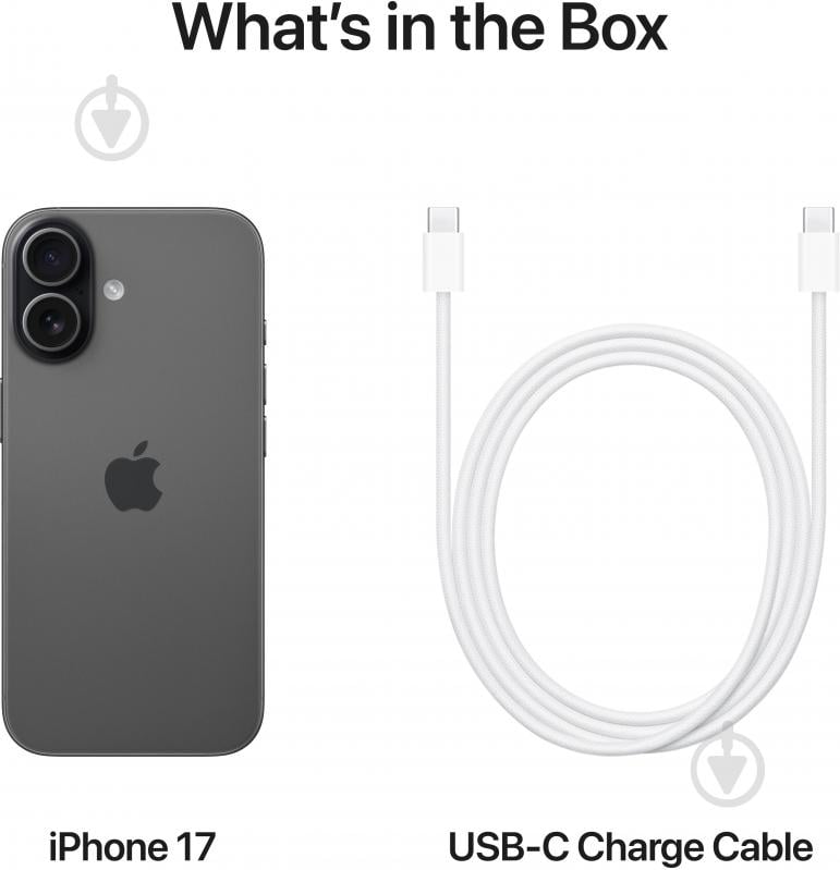 Смартфон Apple iPhone 17 512GB black (MG6P4AF/A) - фото 8