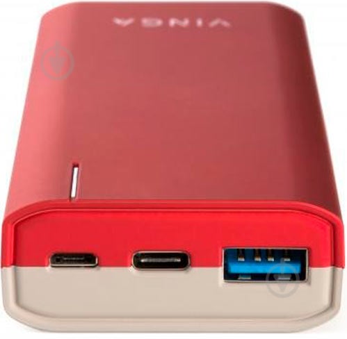 Повербанк Vinga soft touch 10000 mAh red (BTPB3810QCROR) - фото 8