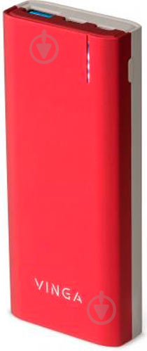 Повербанк Vinga soft touch 10000 mAh red (BTPB3810QCROR) - фото 3