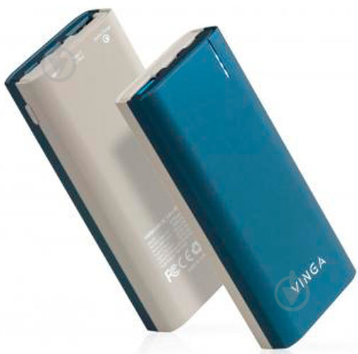 Повербанк Vinga soft touch 10000 mAh blue (BTPB3810QCROBL) - фото 3