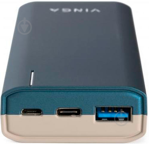 Повербанк Vinga soft touch 10000 mAh blue (BTPB3810QCROBL) - фото 6