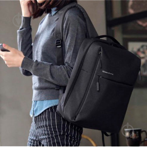 Рюкзак Xiaomi 15.6" grey (262331) Mi minimalist urban Backpack Dark Grey - фото 5