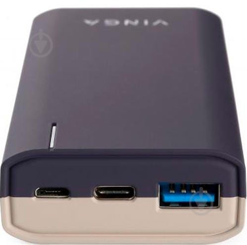 Повербанк Vinga soft touch 10000 mAh purple (BTPB3810QCROP) - фото 8