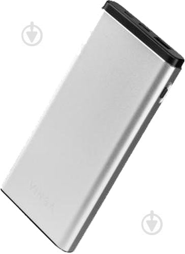 Повербанк Vinga QC3.0 PD aluminium 10000 mAh silver (BTPB1010QCALS) - фото 3