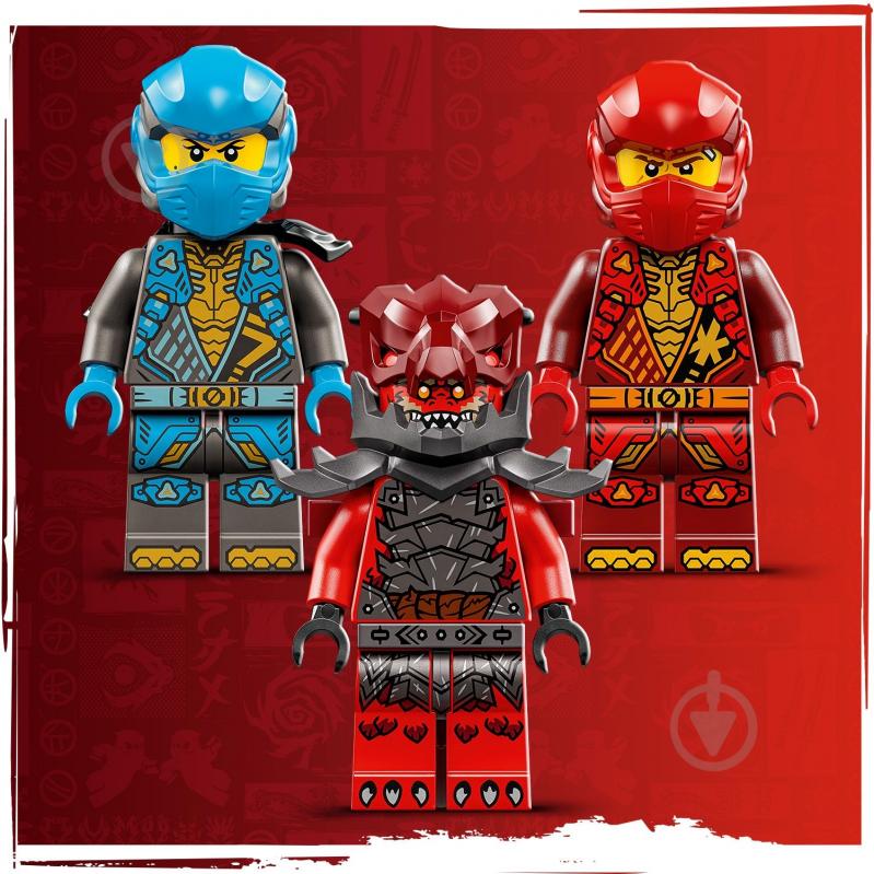 Конструктор LEGO NINJAGO Штормовий робот-вершник Кая 71830 - фото 9