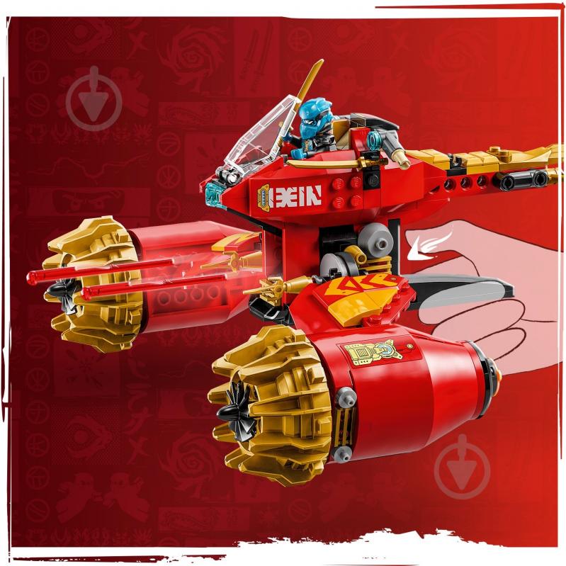 Конструктор LEGO NINJAGO Штормовий робот-вершник Кая 71830 - фото 8