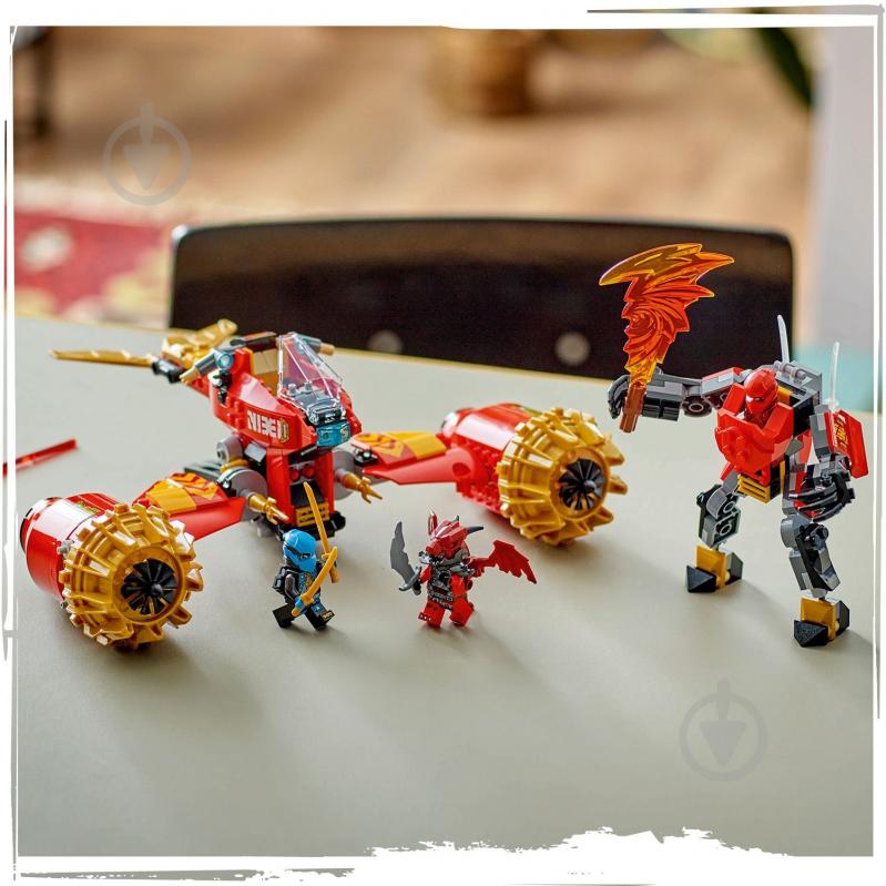 Конструктор LEGO NINJAGO Штормовий робот-вершник Кая 71830 - фото 7