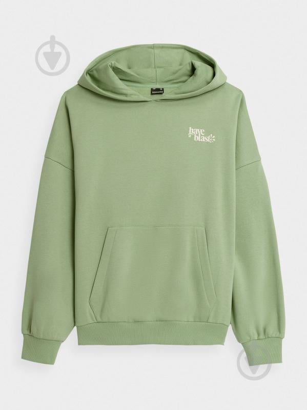 Джемпер 4F SWEATSHIRT F698 4FAW23TSWSF698-44S р.M зелений - фото 1