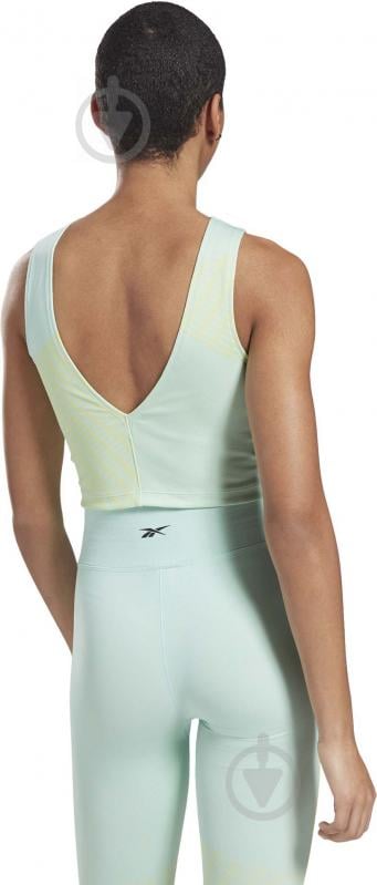 Бра Reebok TS SEAMLESS CROP TOP Q1 GL2580 р.S бирюзовый - фото 6