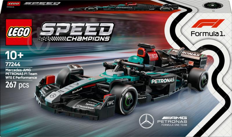 Конструктор LEGO Speed Champions Автомобіль для перегонів Mercedes-AMG F1® W15 77244 - фото 1