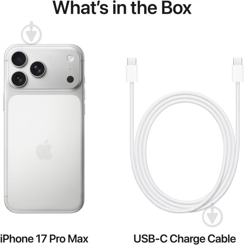 Смартфон Apple iPhone 17 Pro Max 1TB Silver (MFYV4AF/A) - фото 8 Смартфон Apple iPhone 17 Pro Max 1TB Silver (MFYV4AF/A) - фото 8