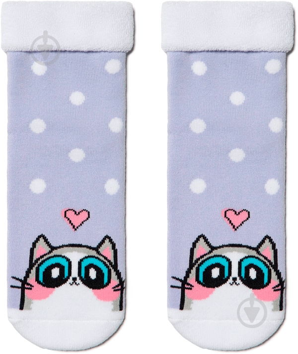 Шкарпетки дитячі для дівчаток Conte-Kids CK SOF-TIKI (з відворотом) 6С-19СП р.20 блідо-фіолетовий - фото 1 Шкарпетки дитячі для дівчаток Conte-Kids CK SOF-TIKI (з відворотом) 6С-19СП р.20 блідо-фіолетовий - фото 1