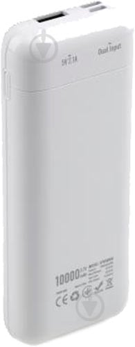 Повербанк Vinga glossy 10000 mAh white (VPB1MWH) - фото 3