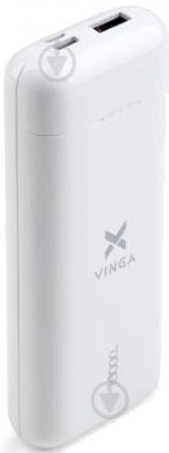 Повербанк Vinga glossy 10000 mAh white (VPB1MWH) - фото 5