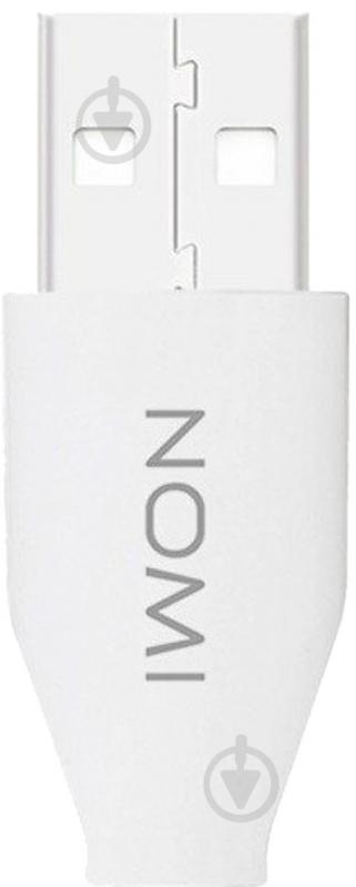 Кабель Nomi USB Type-C 0,15 м белый (430319) dcf 015c - фото 3