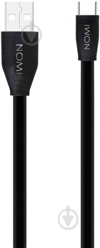 Кабель Nomi USB Type-C 1,5 м чорний (392004) dcf 15c - фото 1 Кабель Nomi USB Type-C 1,5 м чорний (392004) dcf 15c - фото 1