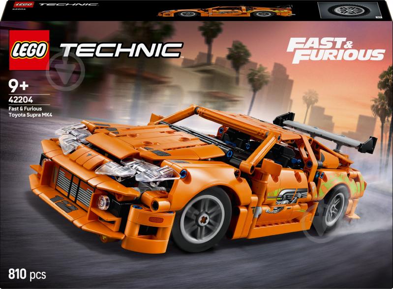 Конструктор LEGO Technic Fast and Furious Toyota Supra MK4 42204 - фото 1