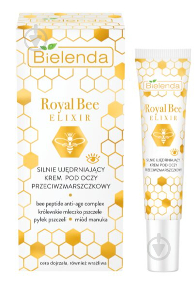 Крем під очі Bielenda Royal Bee Відновлювальний проти зморшок 15 мл - фото 1