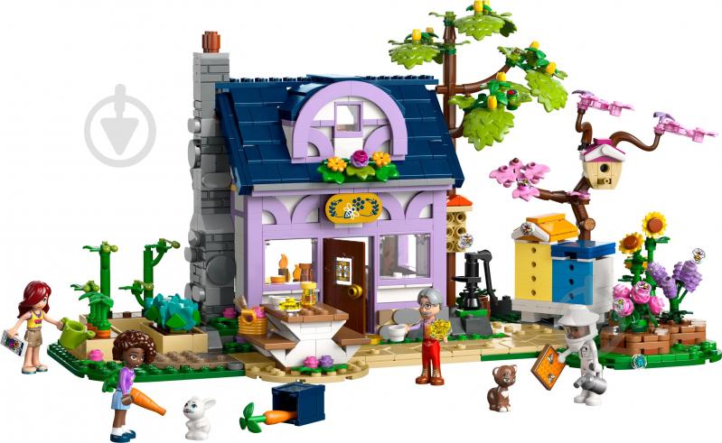 Конструктор LEGO Friends Будиночок і квітник бджолярів 42669 - фото 3